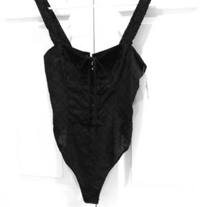 NWT FP bodysuit! A must have! Black cotton.